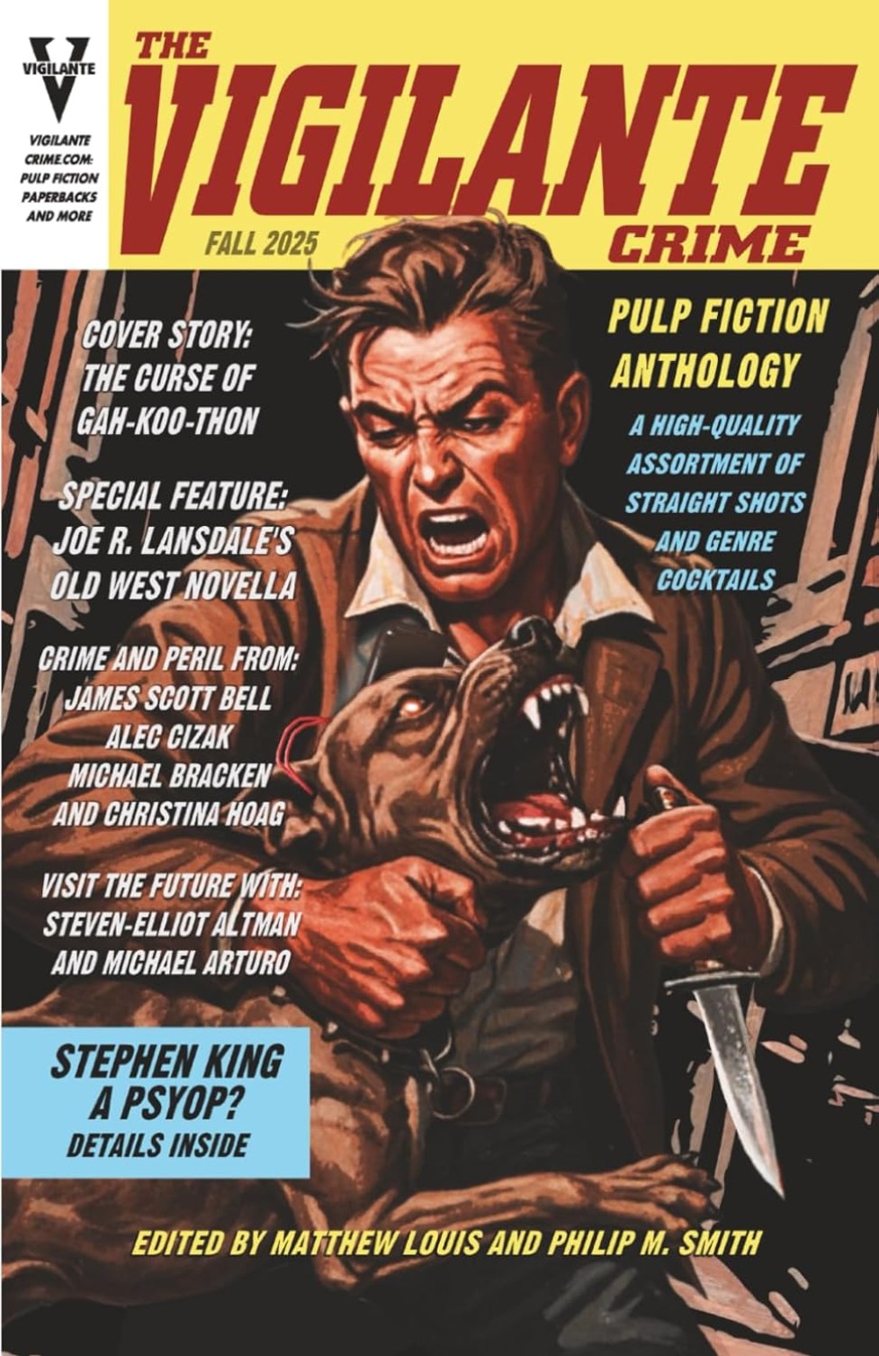 The Vigilante Crime Pulp Fiction Anthology Cover