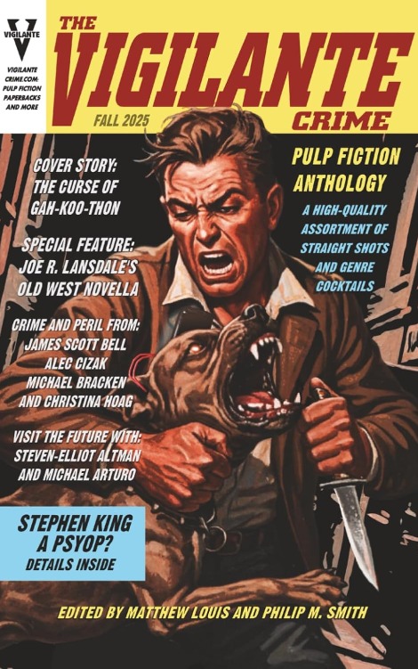The Vigilante Crime Pulp Fiction Anthology Cover